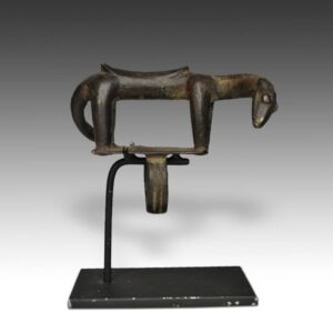 Dogon Figural Ring with Horse, Based