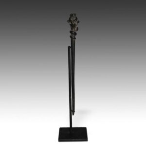 Dogon Hair Pin with Frog, Based
