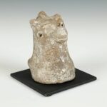 Bura Figurative Vessel Top, Based, Bura People, Niger