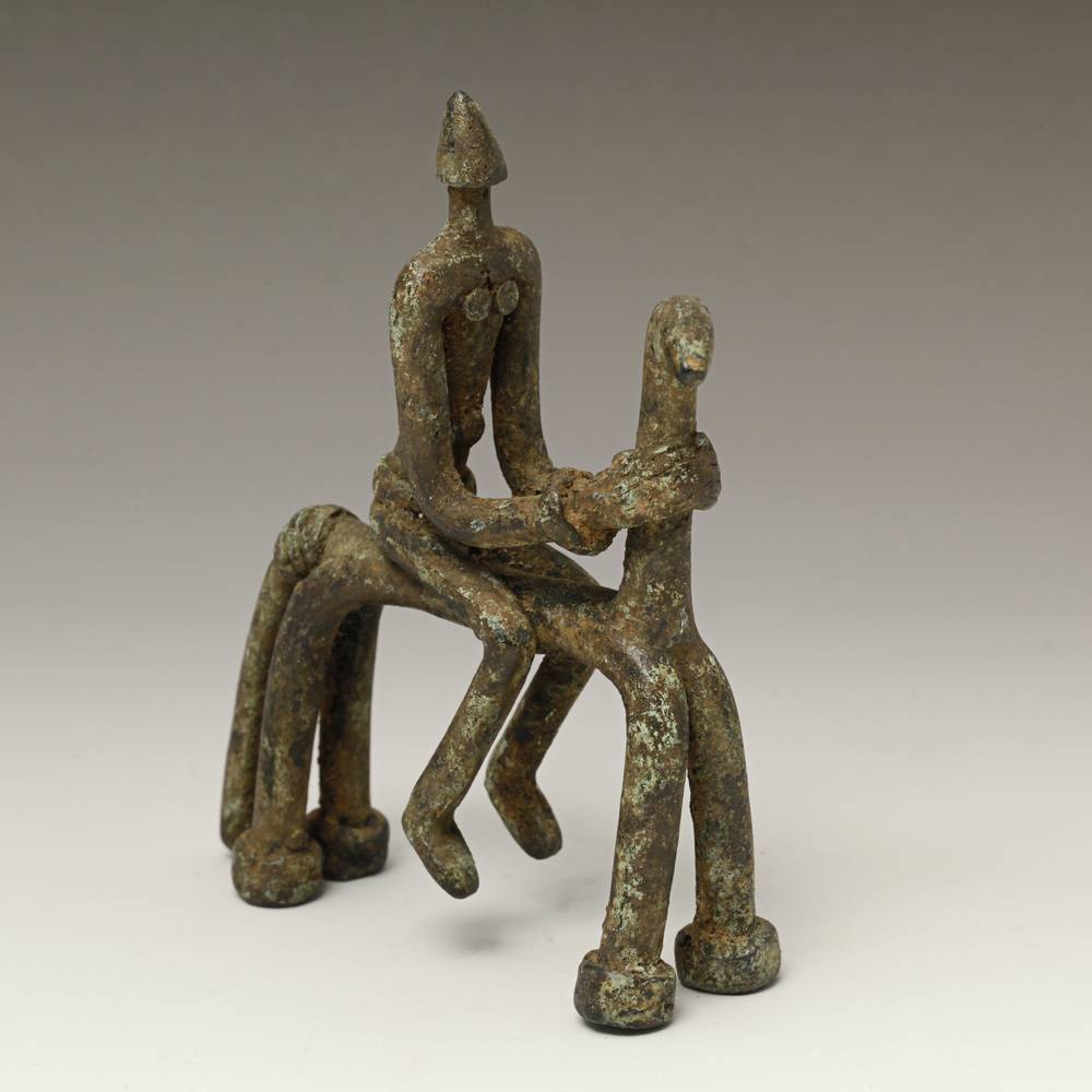 Lobi Bronze Equestrian Figure - Image 2