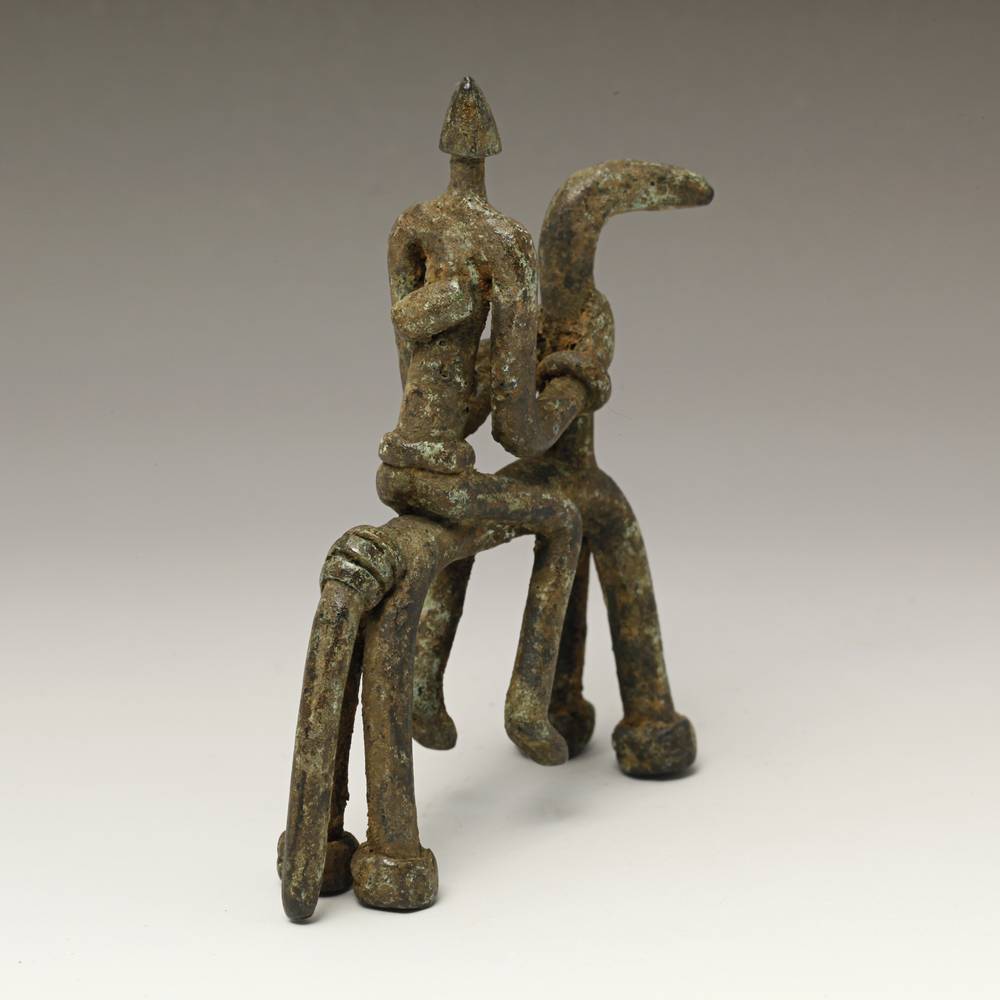 Lobi Bronze Equestrian Figure - Image 5