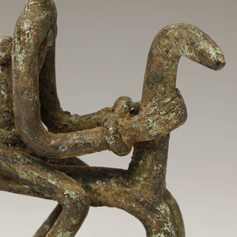 Lobi Bronze Equestrian Figure - Image 7