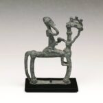 Dogon Iron Maternity Figure, Dogon Peoples, Mali