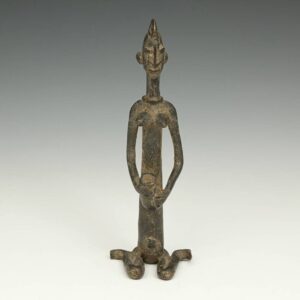 Dogon Kneeling Figure with Vessel