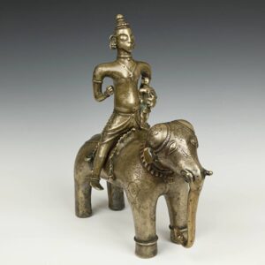 Indian Pilgrimage Figure of Shiva Astride Elephant