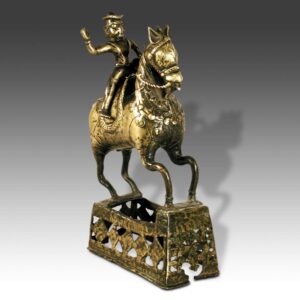 Indian Pilgrimage Figure of Equestrian