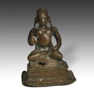 Indian Bronze Seated Figure