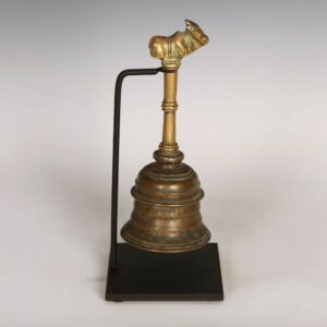 Indian Bell with Nandi or Bull Motif, Based
