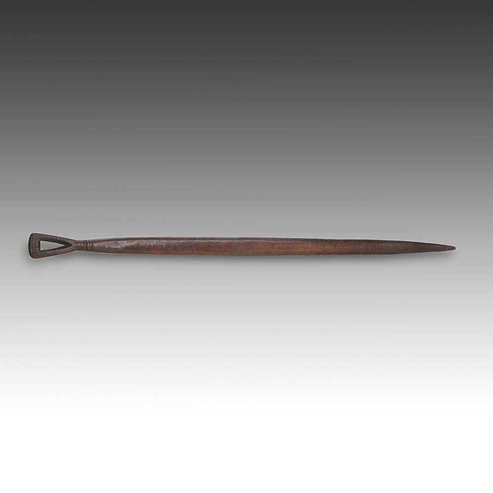 Congolese Wood Textile Hanger - Image 2