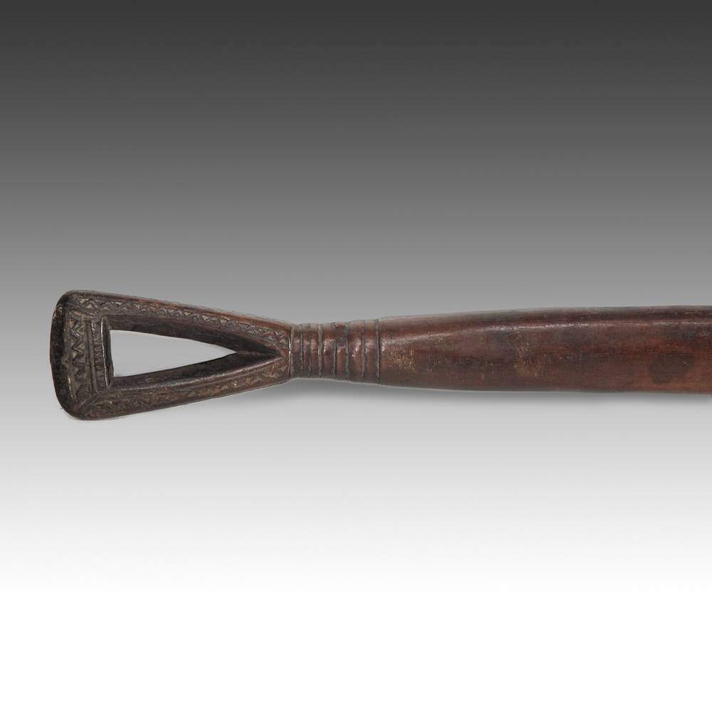 Congolese Wood Textile Hanger - Image 3
