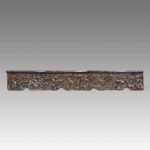 Chinese Door Lintel with Floral and Phoenix Motifs, China