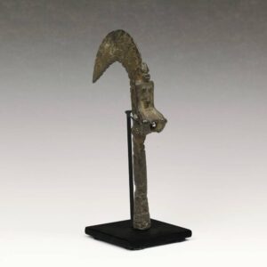 African Blade with Seated Figure