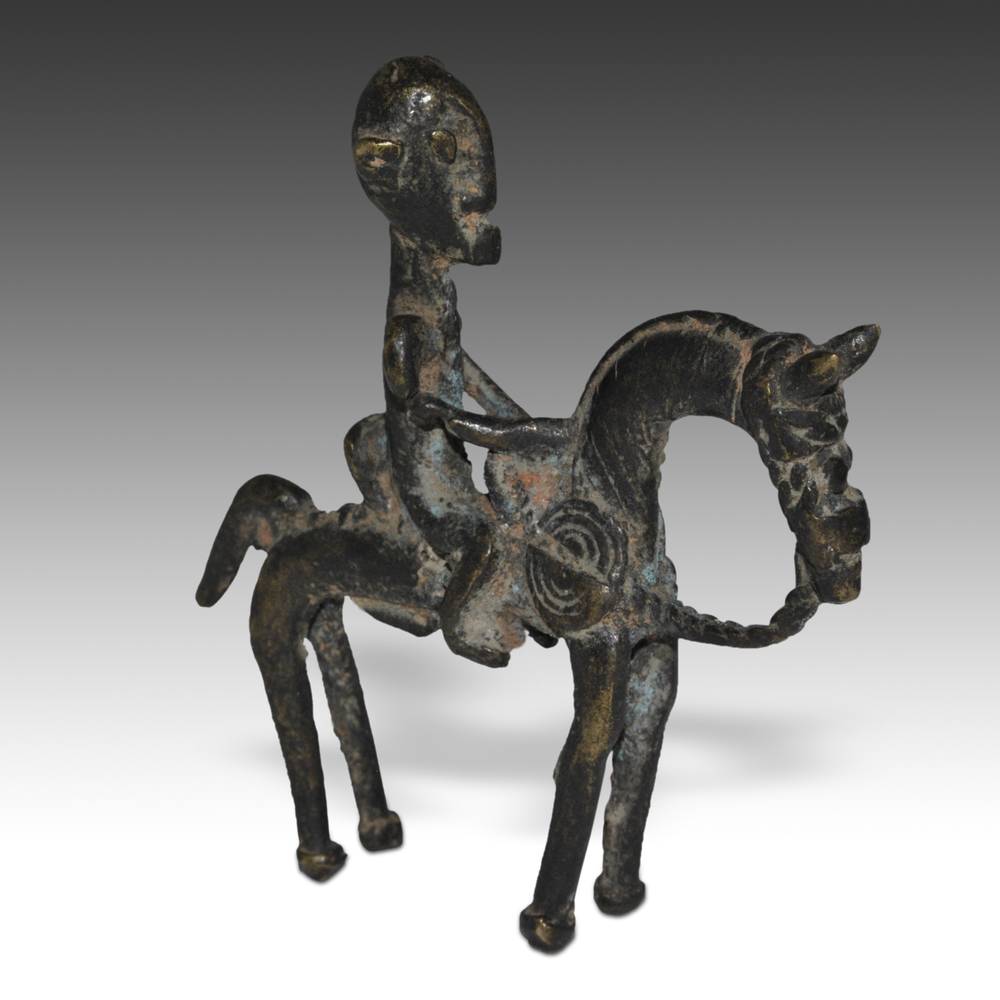 Dogon Iron Equestrian Figure - Image 3
