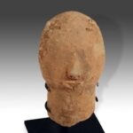 Koma Terra Cotta Funerary Figure, Koma People, Ghana