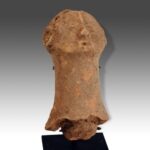 Bura Figurative Vessel Top Based, Bura People, Niger
