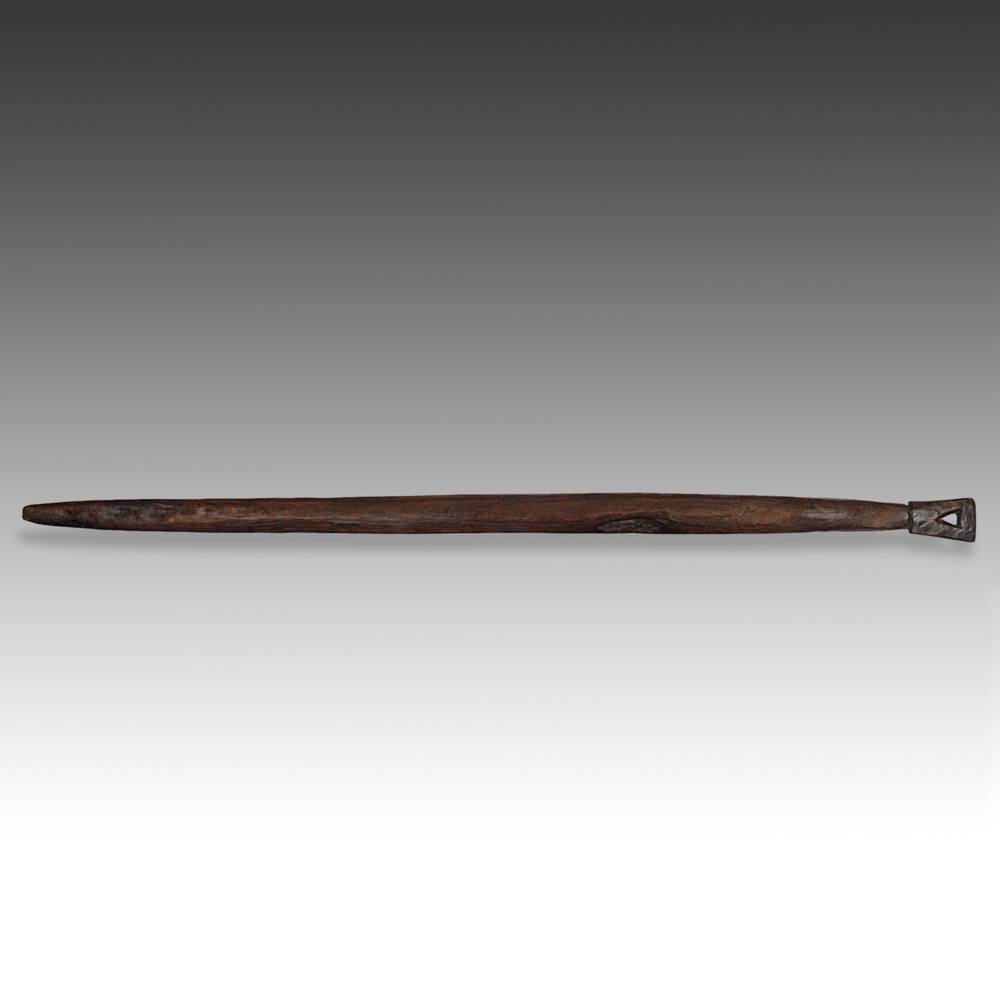 Congolese Wood Textile Hanger - Image 2