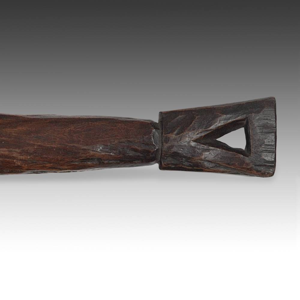 Congolese Wood Textile Hanger - Image 5