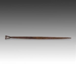 Congolese Wood Textile Hanger, Mounted