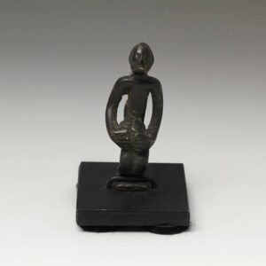 Dogon Pendant Depicting Crouched Man