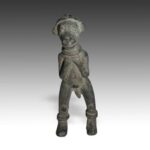 Koma Terra Cotta Funerary Figure, Based, Koma People, Ghana