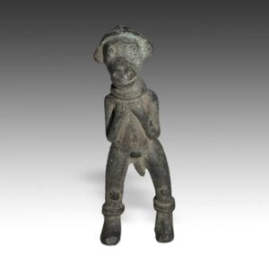 Edo Iron Standing Monkey