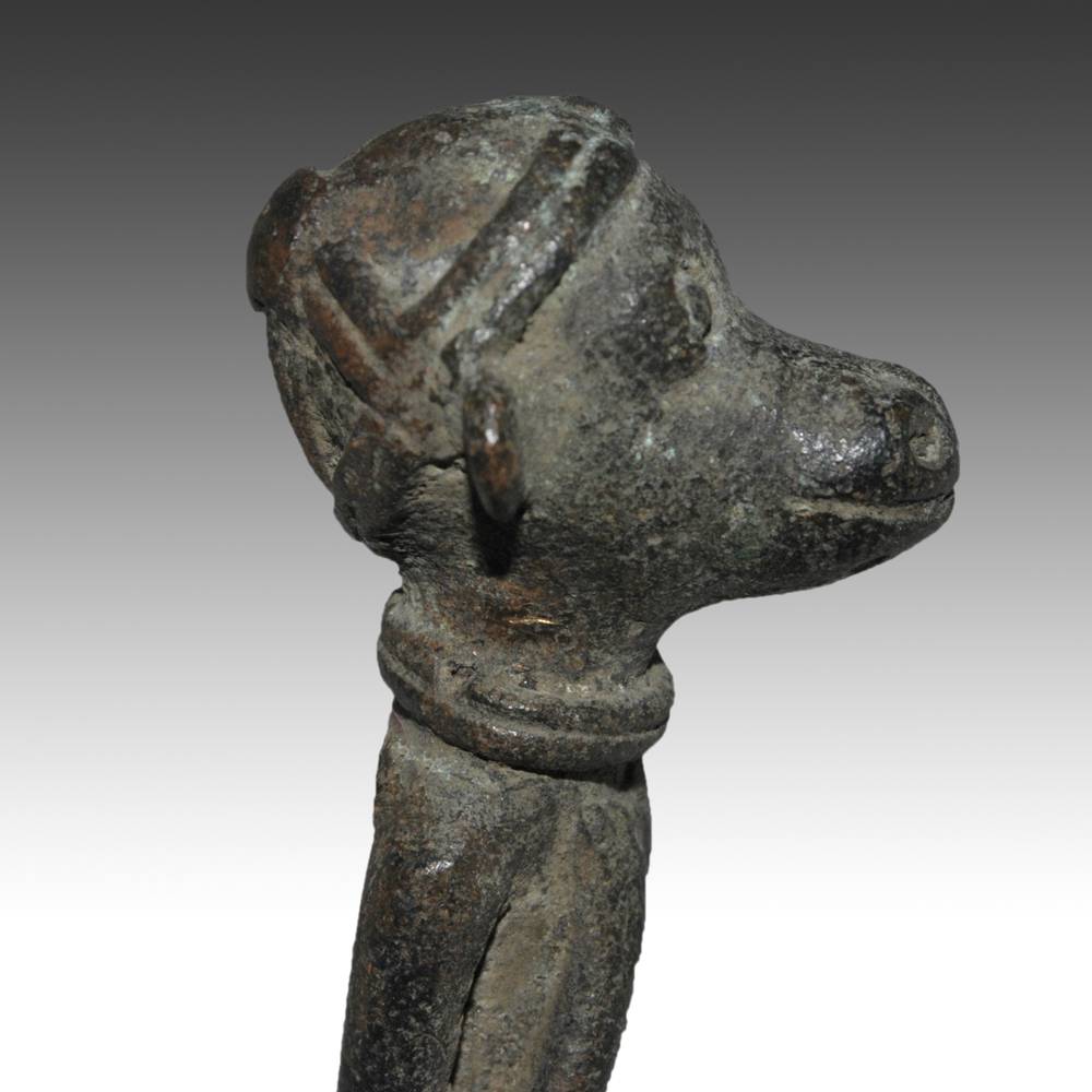 Edo Iron Standing Monkey - Image 3