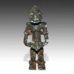 Bura Figurative Funerary Marker, Based, Bura People, Niger