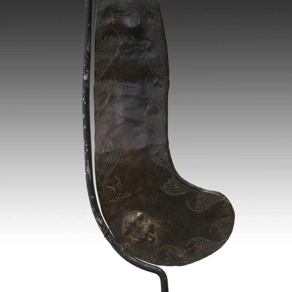 Bamileke Bronze Ceremonial Sword, Based - Image 3