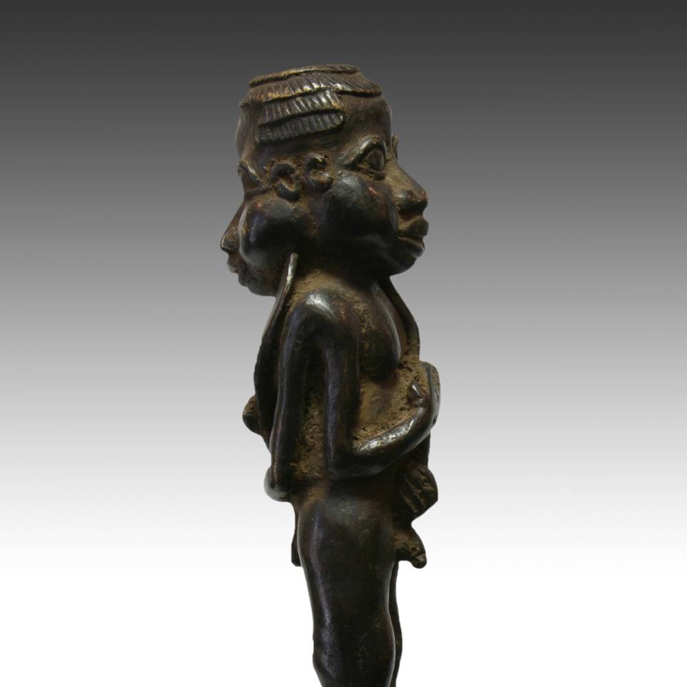 Bamileke Bronze Ceremonial Sword, Based - Image 4