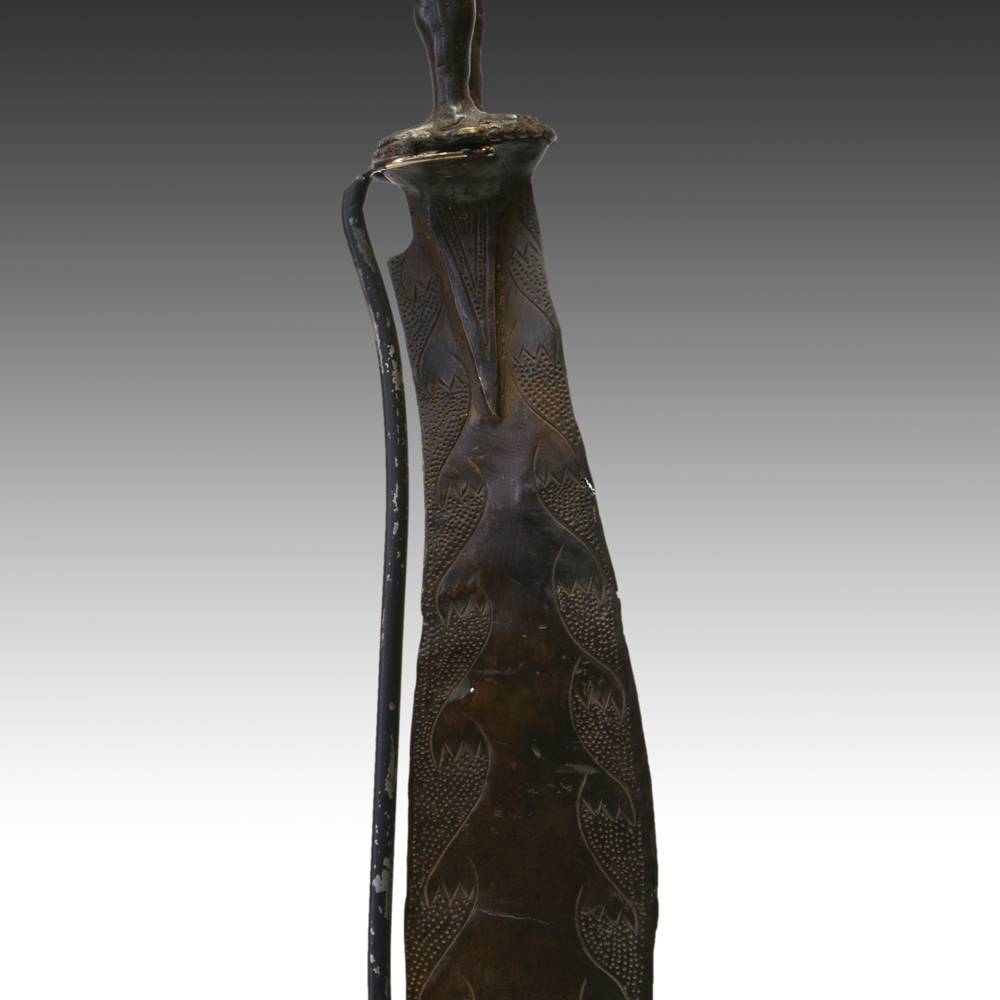 Bamileke Bronze Ceremonial Sword, Based - Image 6