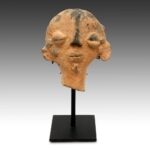 Koma Terra Cotta Funerary Figure, Koma People, Ghana