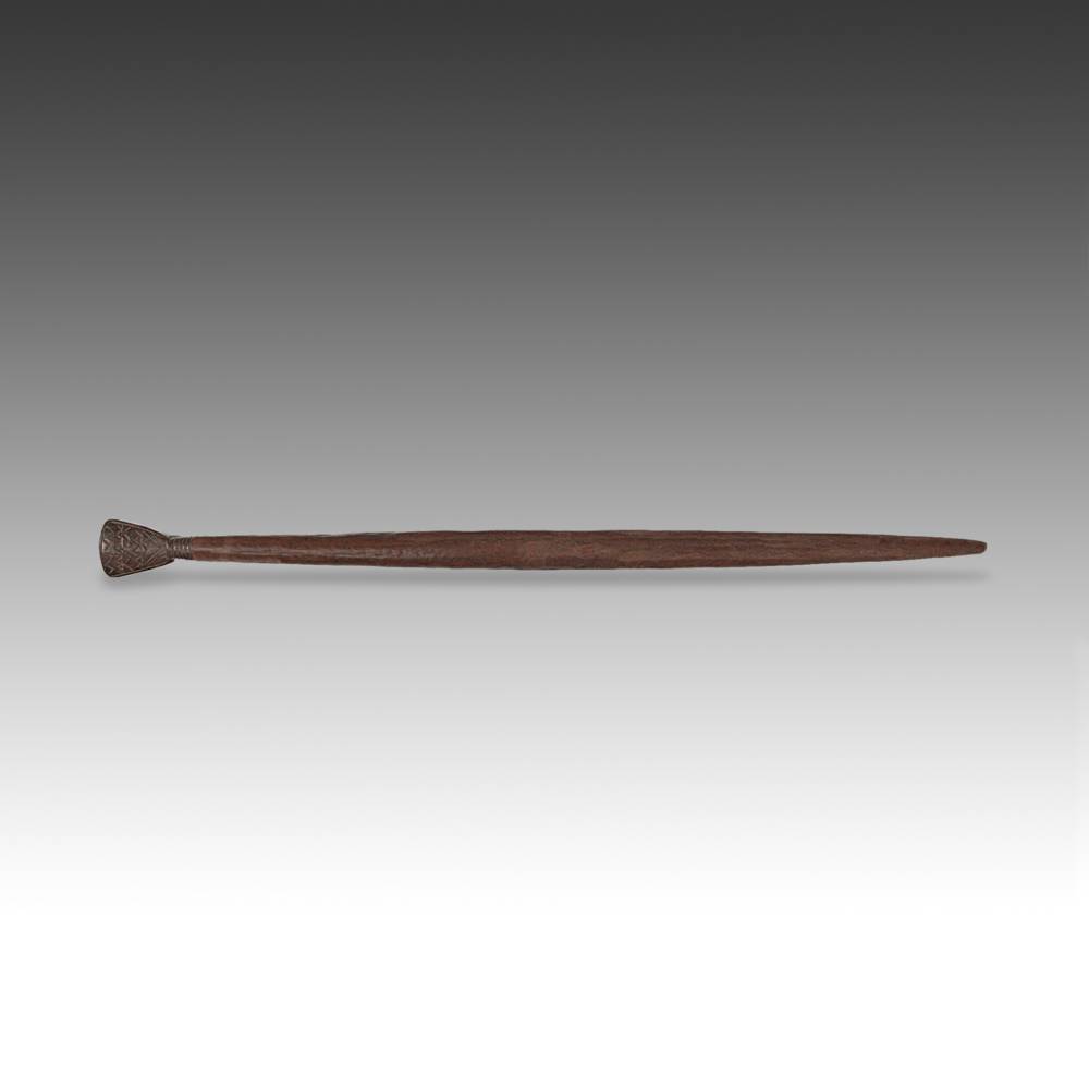 Congolese Wood Textile Hanger - Image 2
