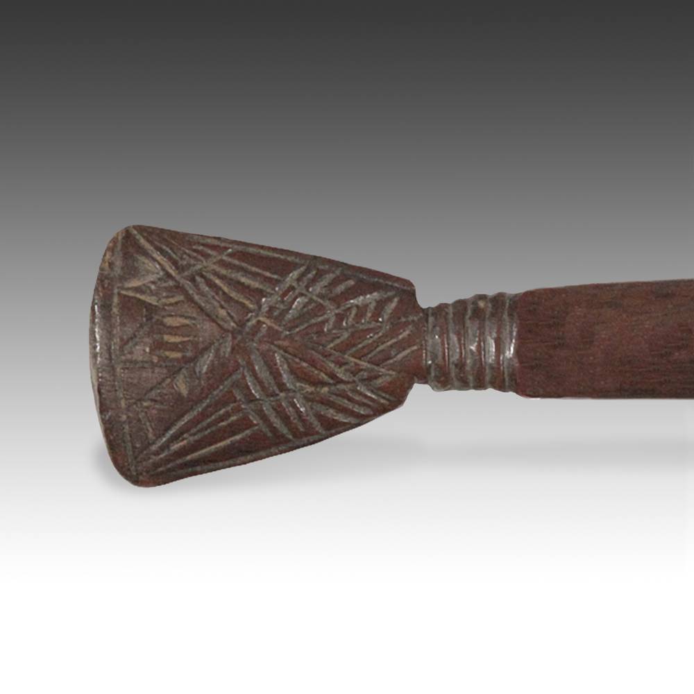 Congolese Wood Textile Hanger - Image 3