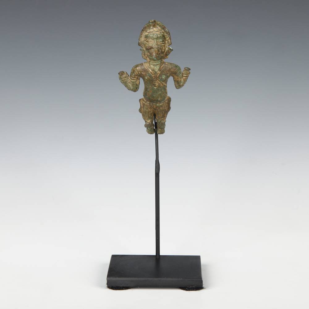 Indian Bronze Figure of Garuda, Based