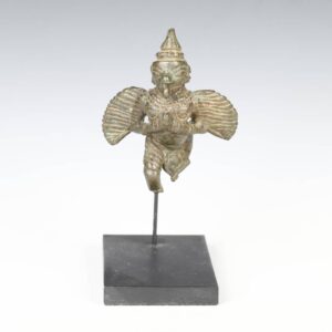 Indian Bronze Figure of Garuda, Based