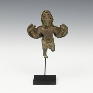 Indian Bronze Figure of Garuda, Based