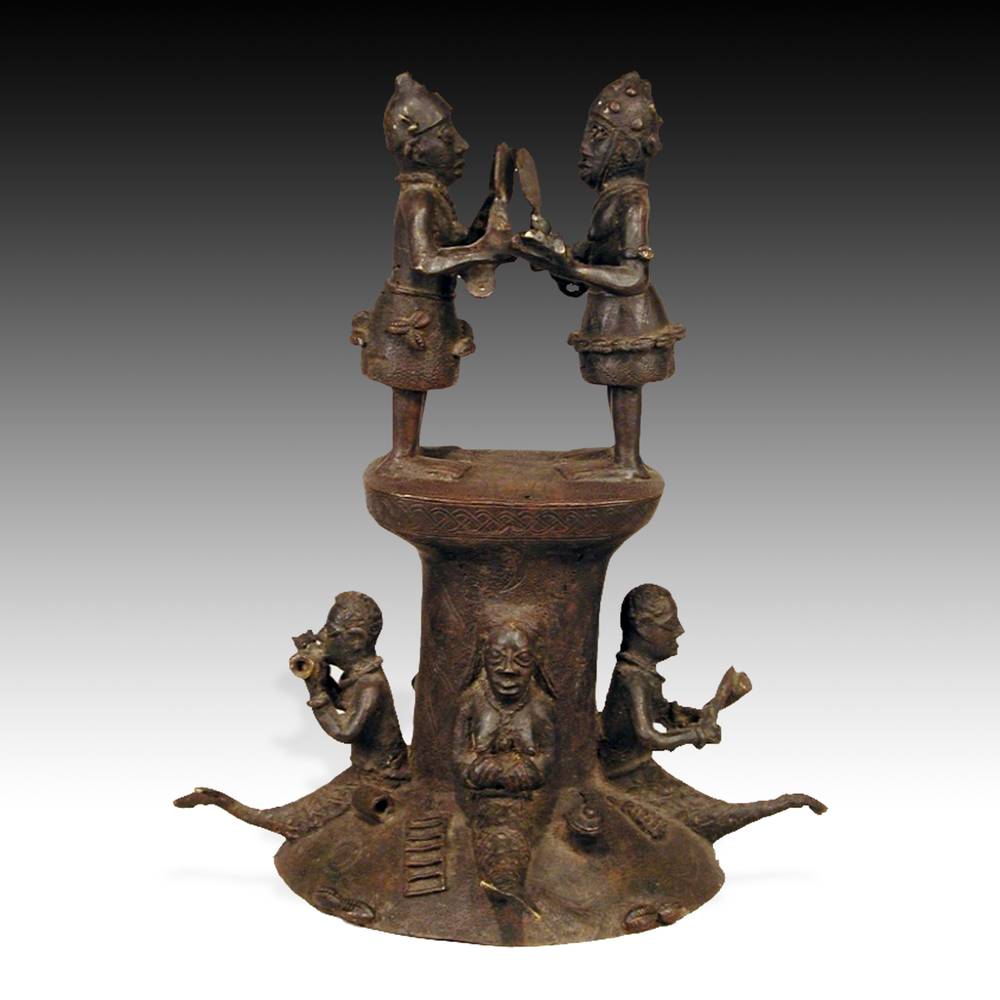Edo Figural Group with Rulers & Mermaids - Image 2