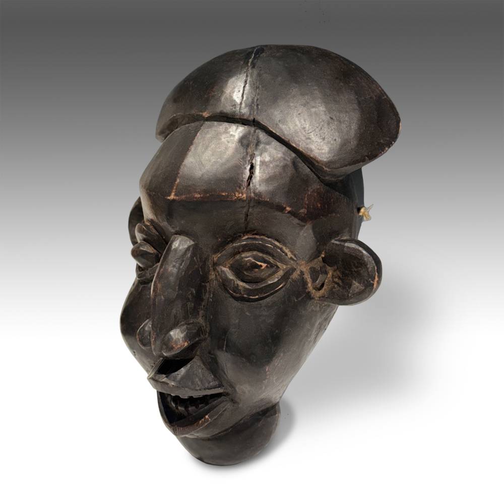 Bamileke Kuosi Society Mbap Mteng or Elephant Mask, Based