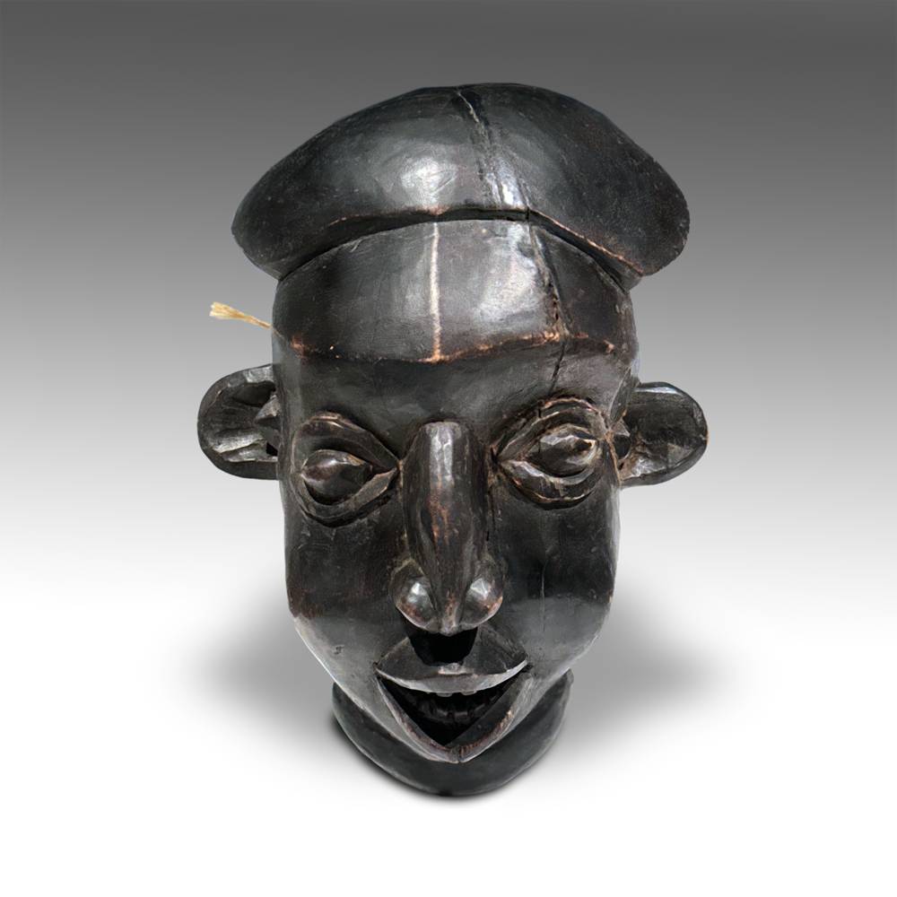 Bamileke Kuosi Society Mbap Mteng or Elephant Mask, Based - Image 2