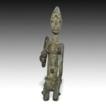 Bura Figurative Vessel Top, Based, Bura People, Niger
