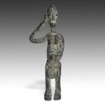 Dogon Standing Male Figure, Based, Dogon Peoples, Mali