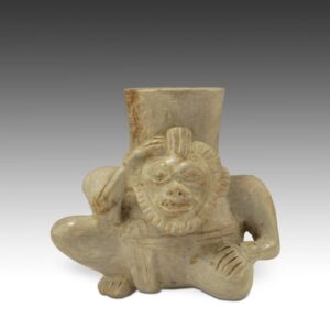 Vessel Depicting Seated Figure