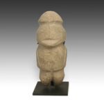 Mexican Stone Standing Figure, Based, Mexico