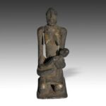 Dogon Bronze Equestrian Ring, Based, Dogon Peoples, Mali