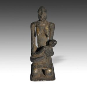 Dogon Kneeling Maternity Figure