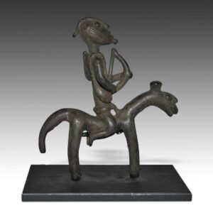 Senufo Equestrian Figure Based