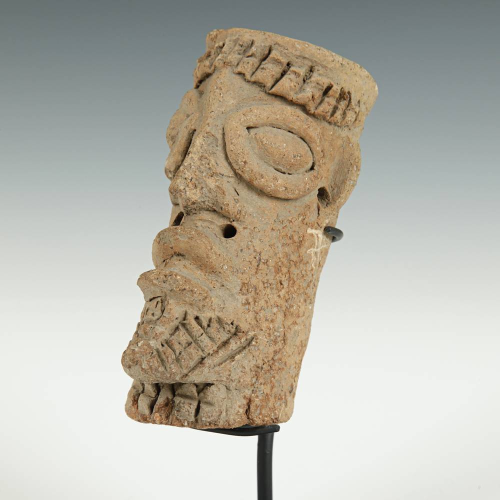 Koma Terra Cotta Funerary Figure, Based - Image 5