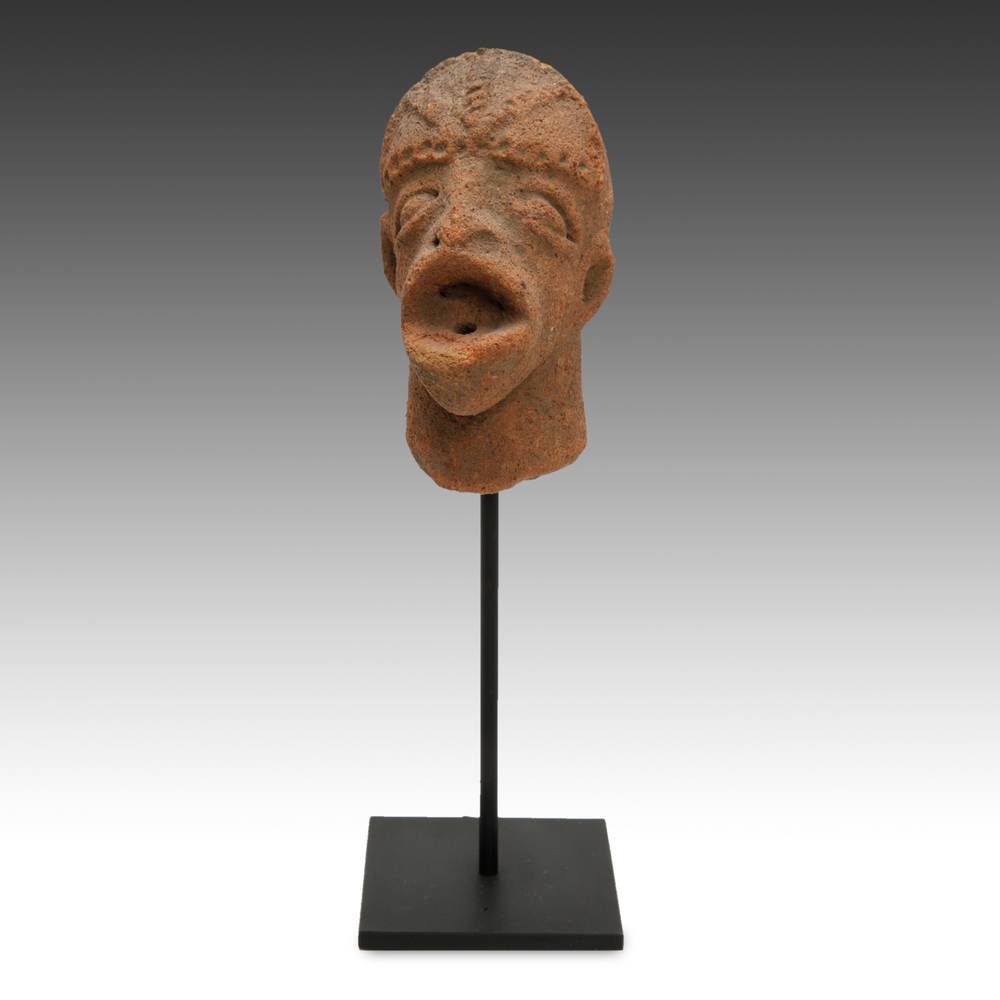Koma Terra Cotta Funerary Figure, Based