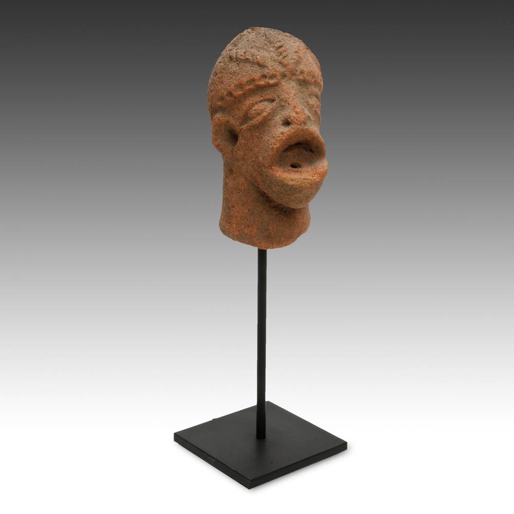 Koma Terra Cotta Funerary Figure, Based - Image 2