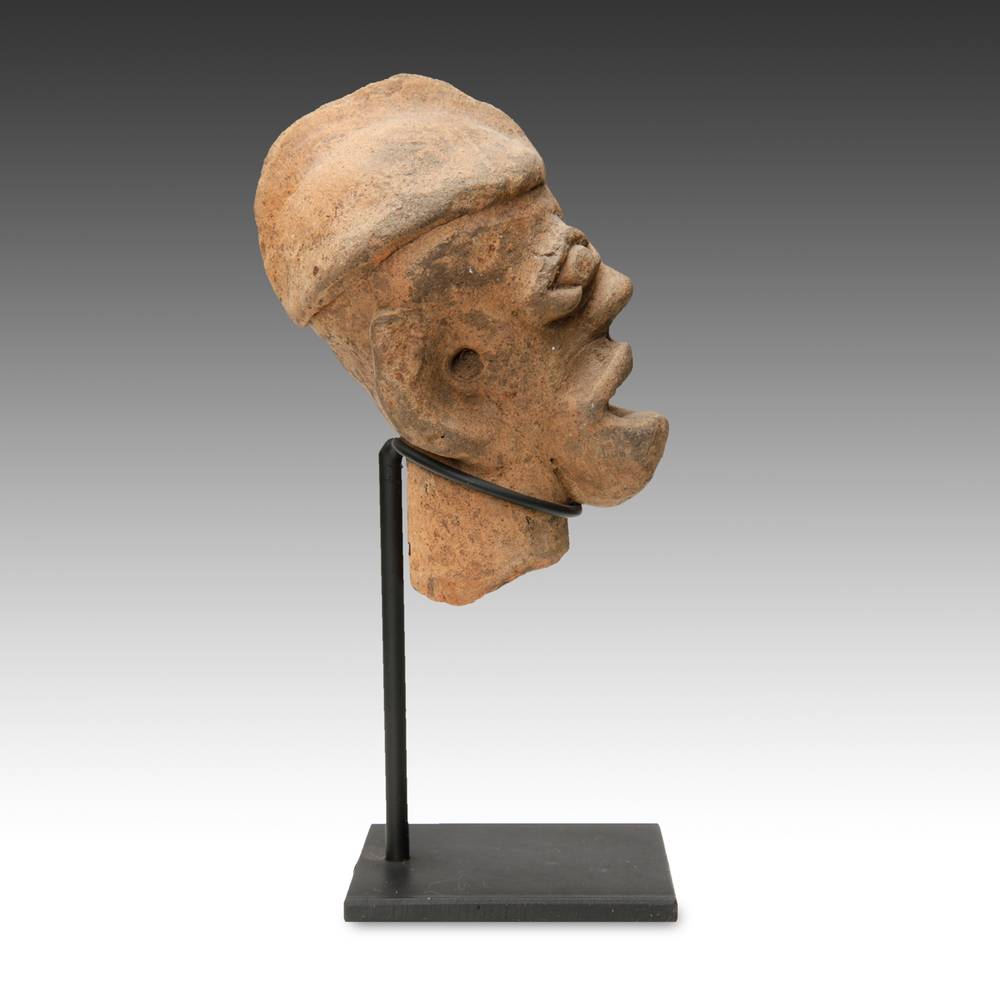Koma Terra Cotta Funerary Figure, Based - Image 3